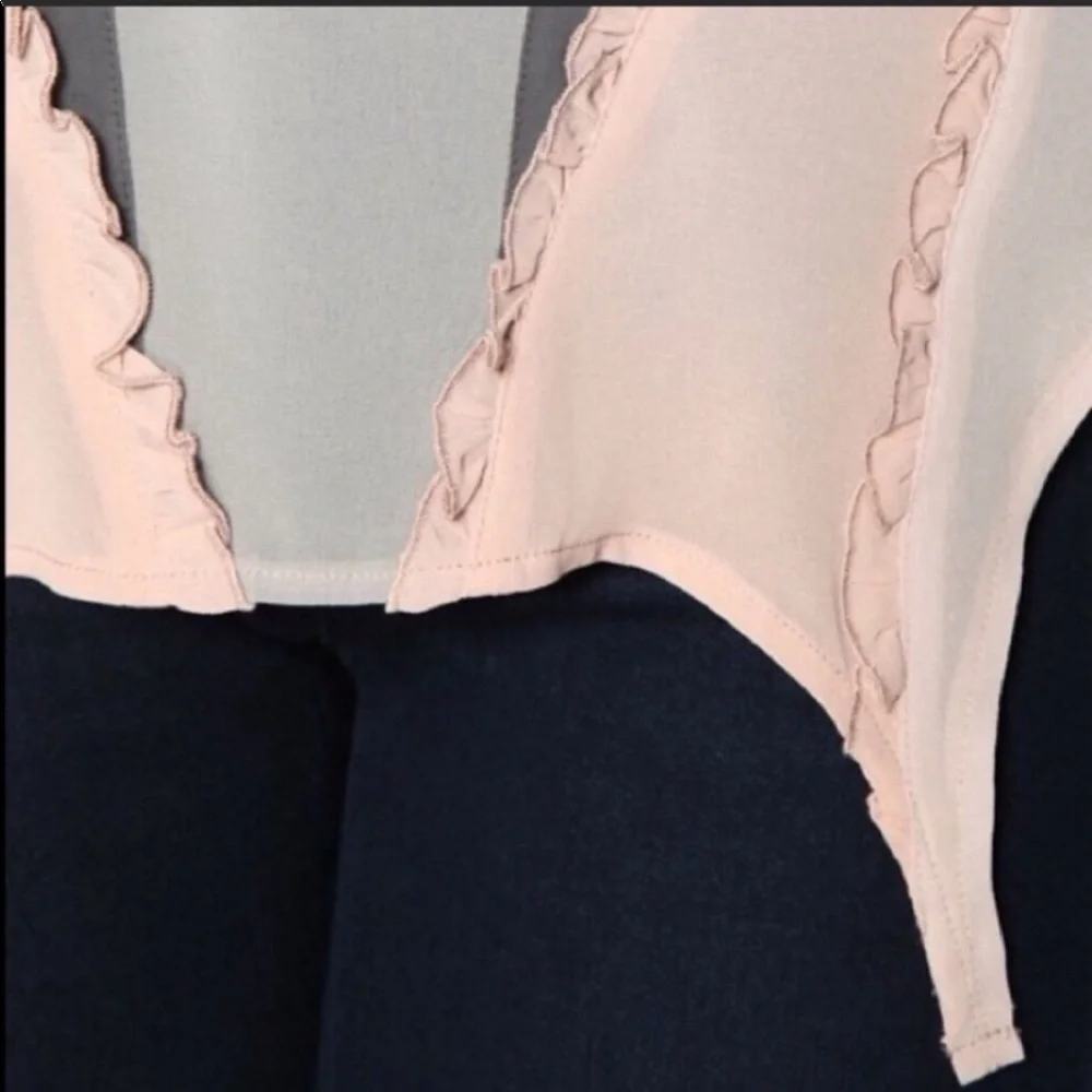 ASOS Ruffle Hem Dip Side Cami - Picture 3 of 6